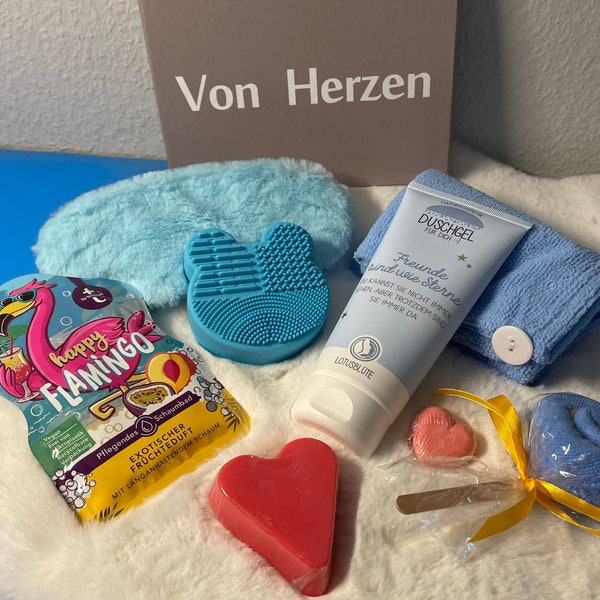 TO GO - Geschenkbox "Beauty" für Freunde - fertiges Geschenk | Beautytag | Kosmetik | Wohlfühl-Set  | Entspannung | Wohlfühlen | Liebe