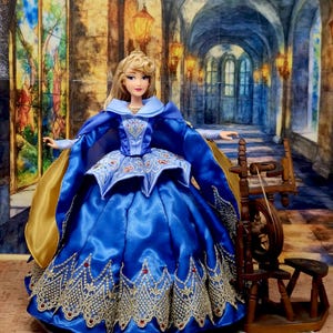 princess aurora in blue dress : r/DreamlightValley Aurora Princess cosplay dress with exquisite rhinestones Dress Aurora Disney Doll Limited