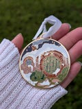 Shire and Bright Hard Enamel Christmas Ornament
