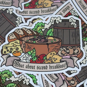 Second Breakfast Sticker