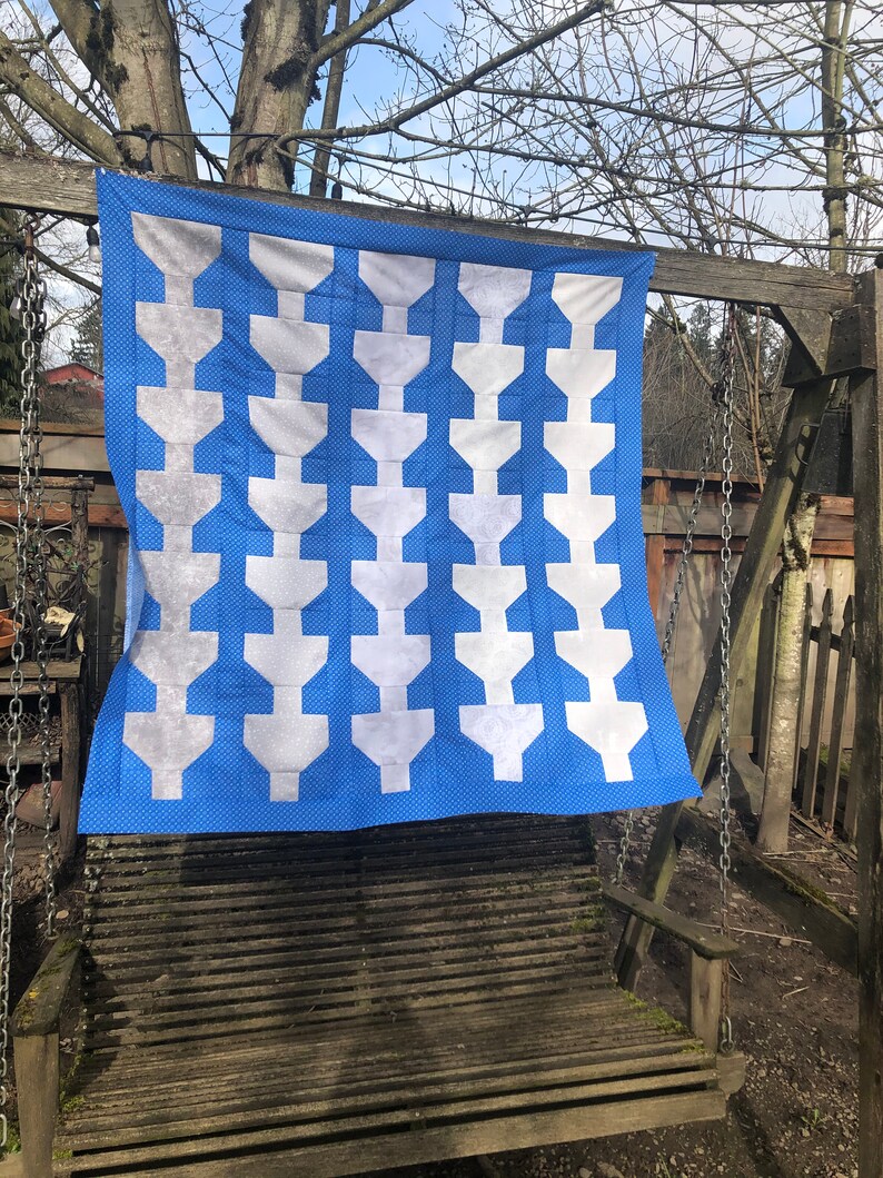 Rain Chain Quilt Pattern, Inspired by the PNW Etsy