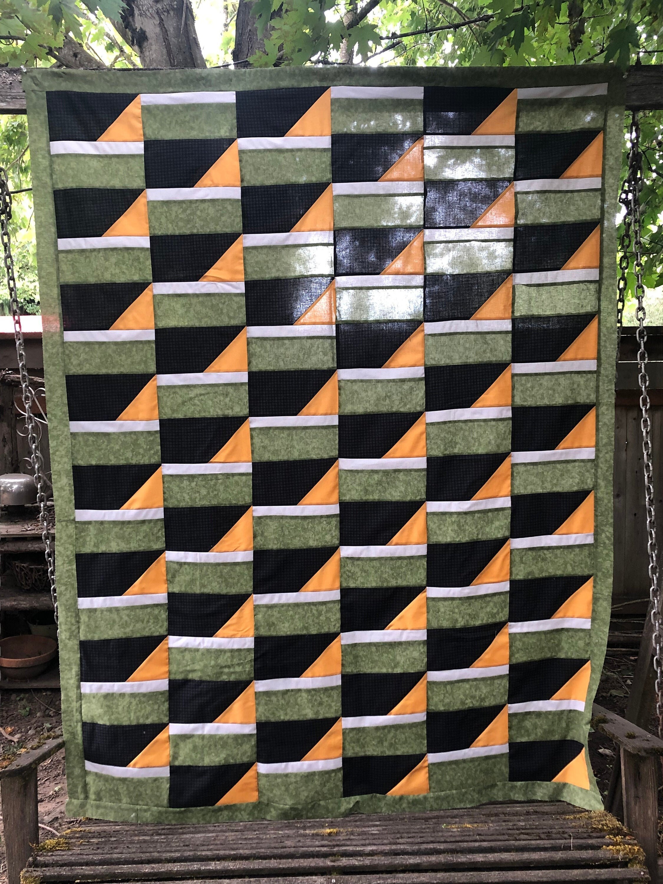 Mod Tent Retreat Quilt pattern by PNW Quilts Modern Geometric Etsy España