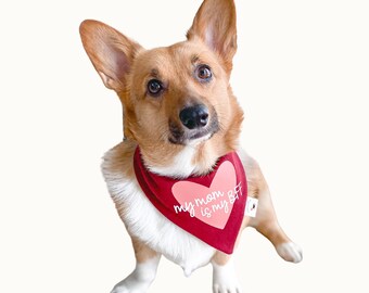 My Mom is My BFF Dog Bandana, Mother's Day Gift