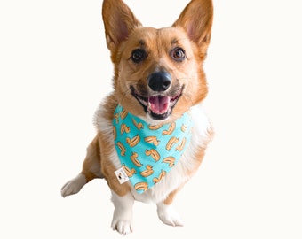 Duck Floaty Dog Bandana, Summer Snap-On, 100% Cotton