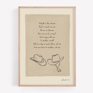 Islands in the Stream Song Print: Gavin and Stacey Wall Art