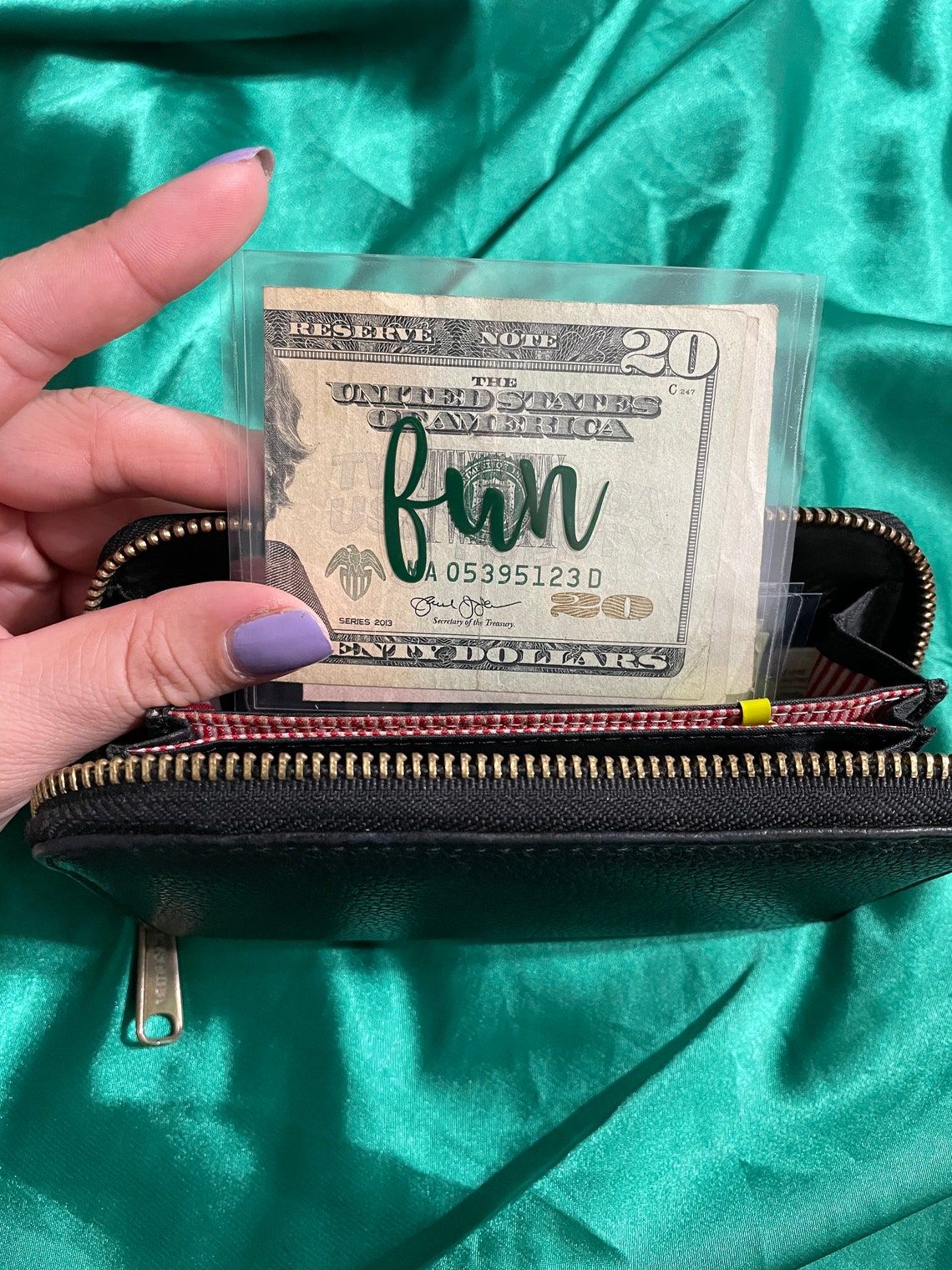 Mini Clear Cash Envelopes Etsy