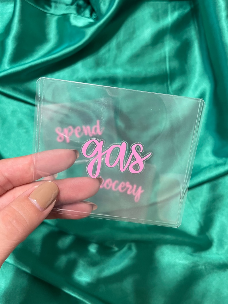 Mini Clear Cash Envelopes Etsy