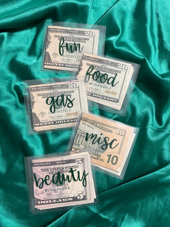 Mini Clear Cash Envelopes Etsy