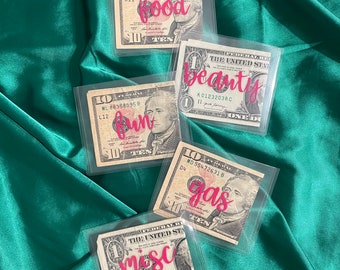 Mini Clear Cash Envelopes