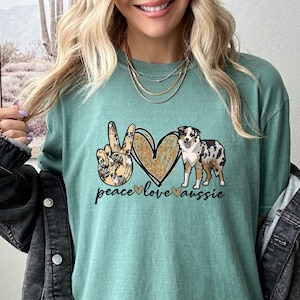 Peace Love & Aussie T-Shirt