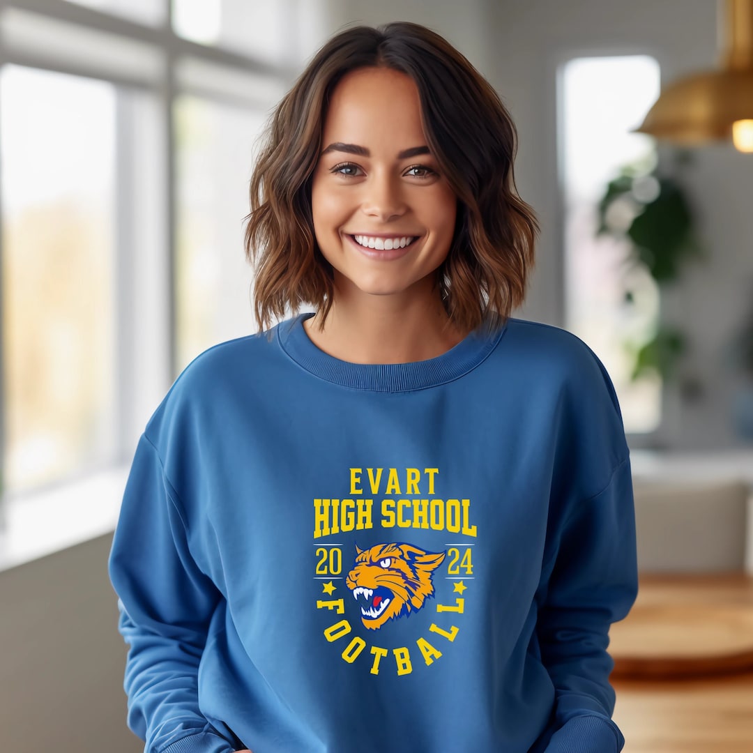 Personalized Sports Tshirt Highschool Foot Ball Tshirt Etsy