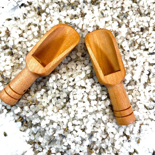 Mini Wooden Bamboo Spoons Small Bath Salt Scoop For Spices Coffee Bean Wooden Scoop for Tea Small Bamboo Scoop for Coffee Bean Mini Bamboo