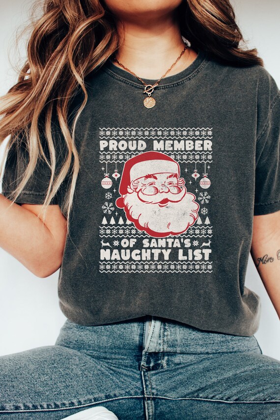 Santa's Naughty List- DTF Transfer