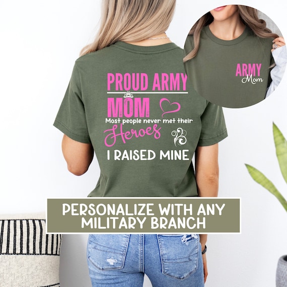 Army Mom T-Shirt American Flag Apparel Mothers Day Gift Tee Army Mom T-Shirt American Flag Apparel Mothers Day Gift Tee