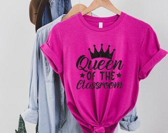 Queen of the Glass Room T-Shirt Made with Real Glitter Order Crew Neck or V-Neck