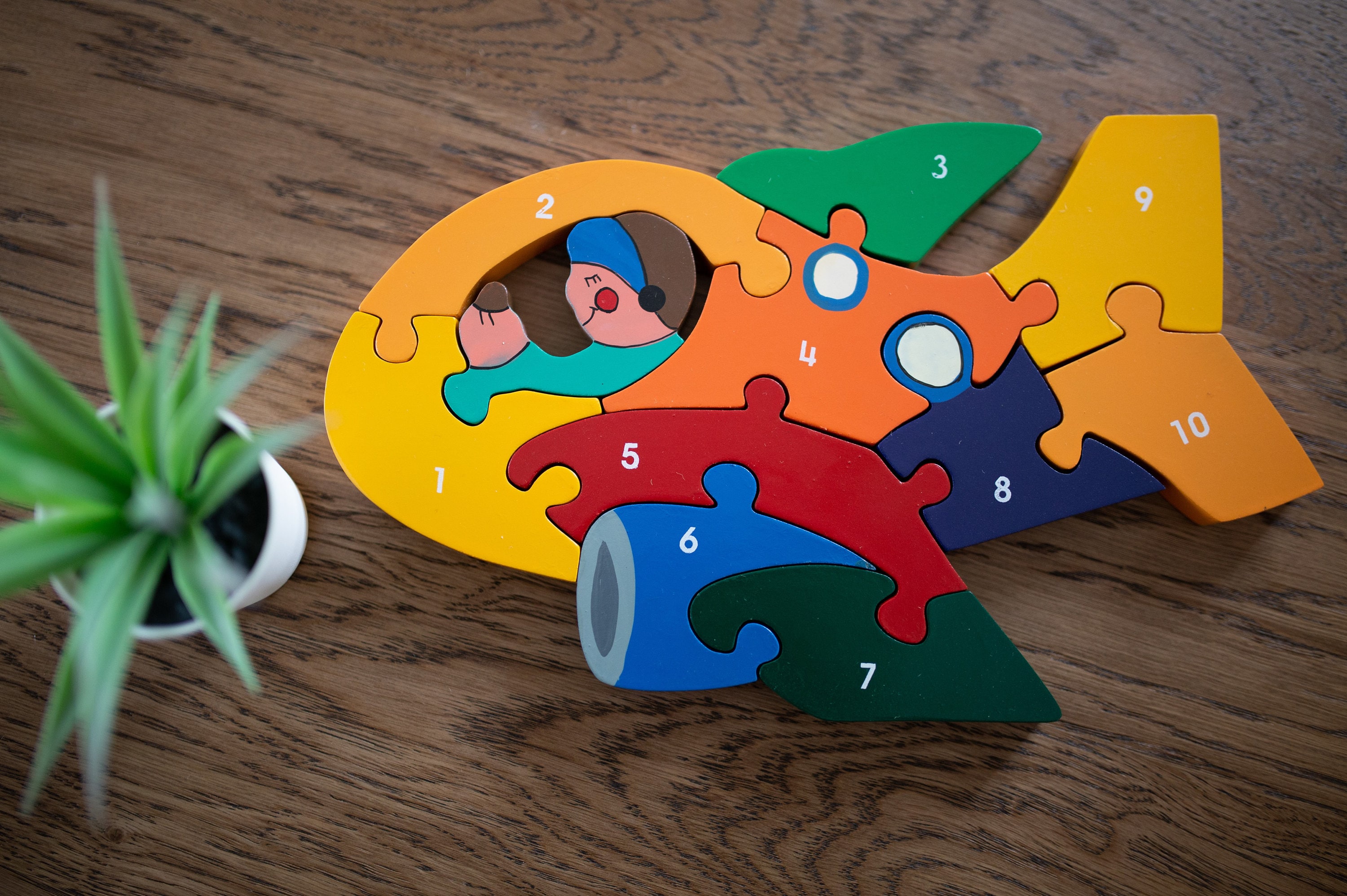 Wooden Airplane puzzle plane puzzle gifts for kids Etsy