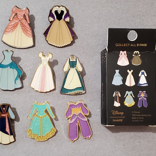loungefly princess dress pins Loungefly - Princess Dresses Mystery Collection Vol. 1 - Belle