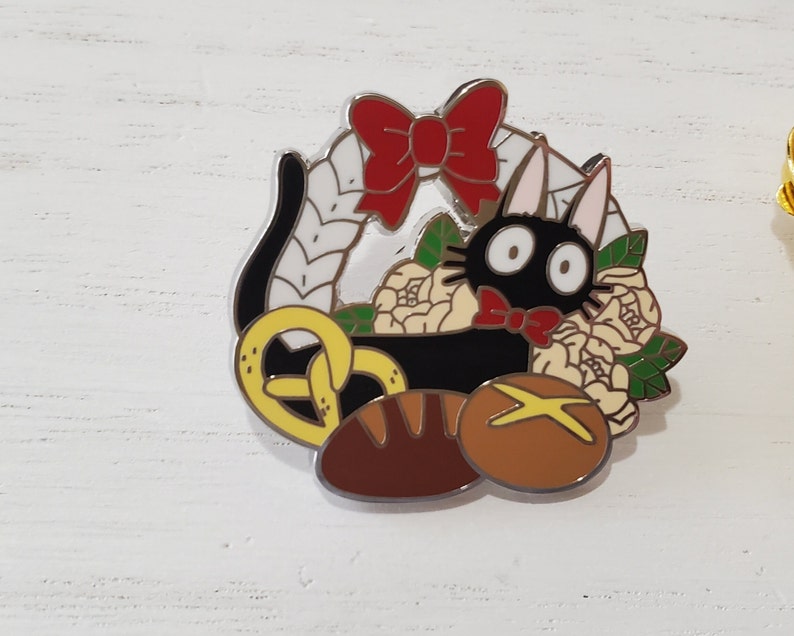 Studio Ghibli Kiki's Delivery Service Jiji Enamel Pin Etsy