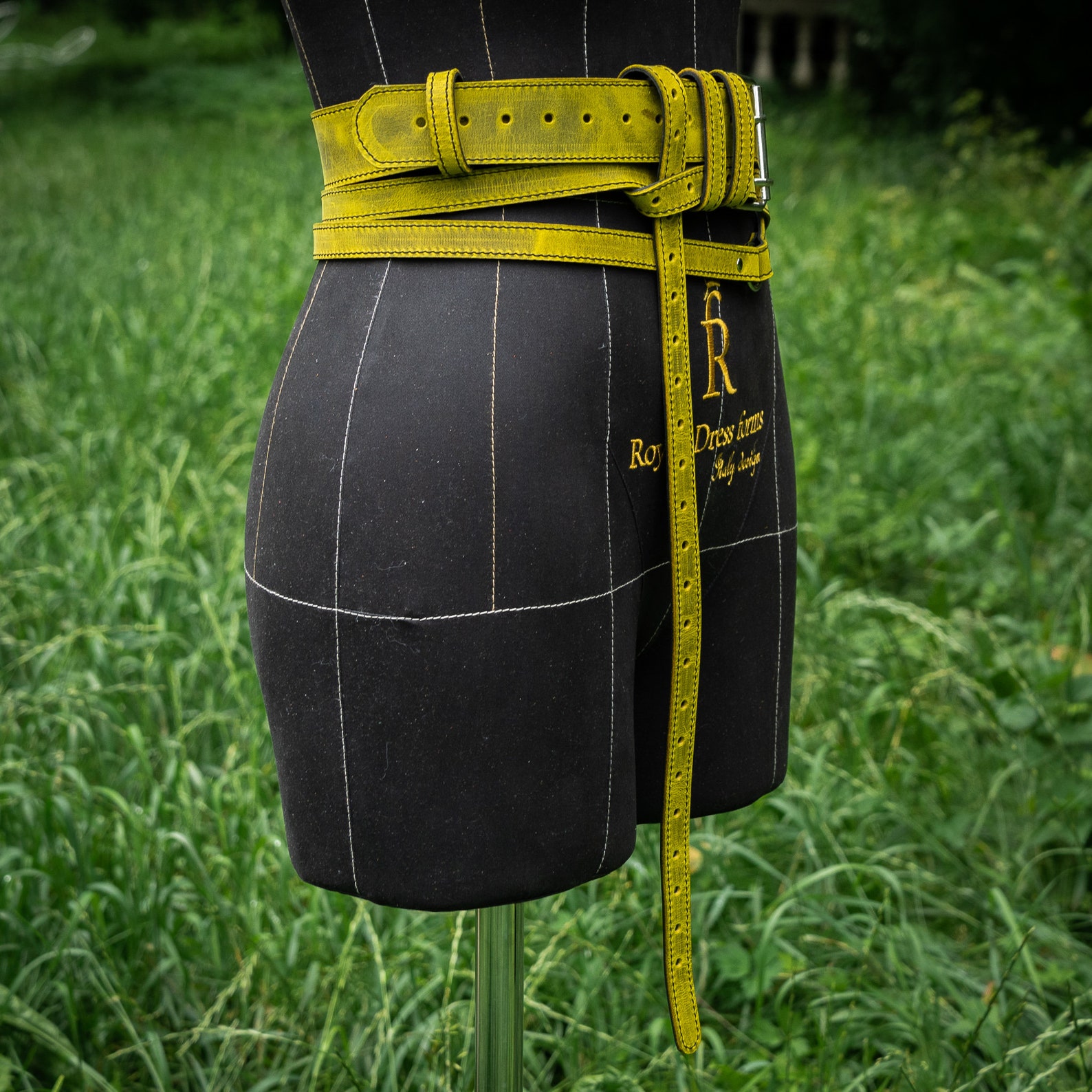 Leather belt Wide belt Woman belt Double belt Unusual belt Etsy