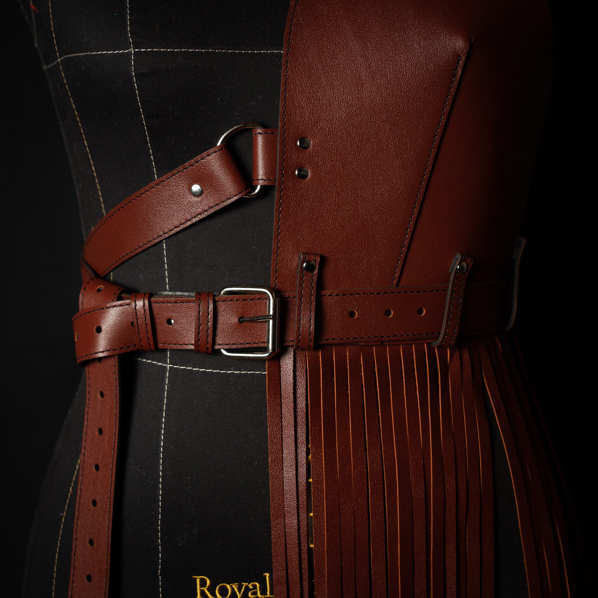 Chest harness brown leather harness women leather harness Etsy