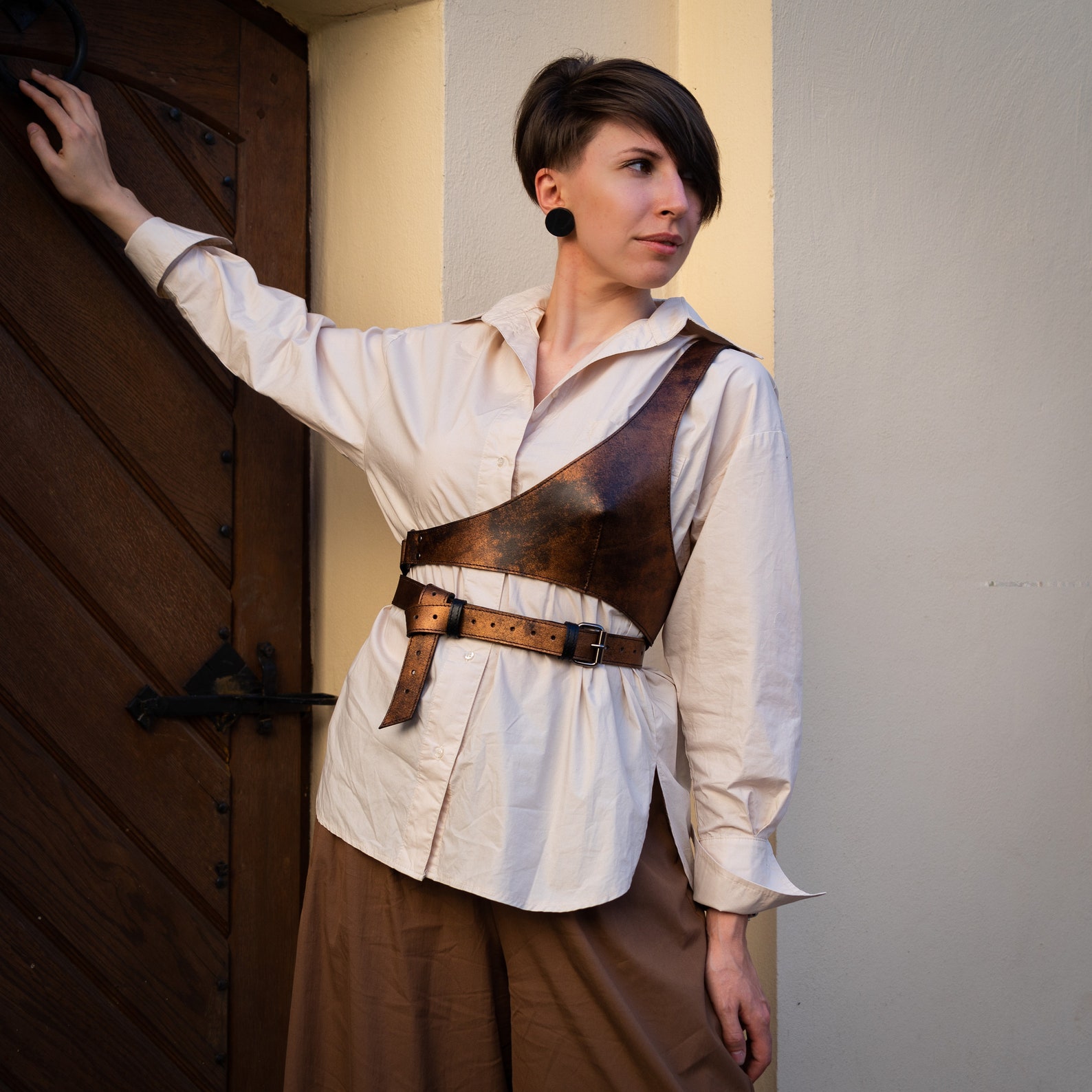 Full body harness Fashion harness Leather harness Leather Etsy