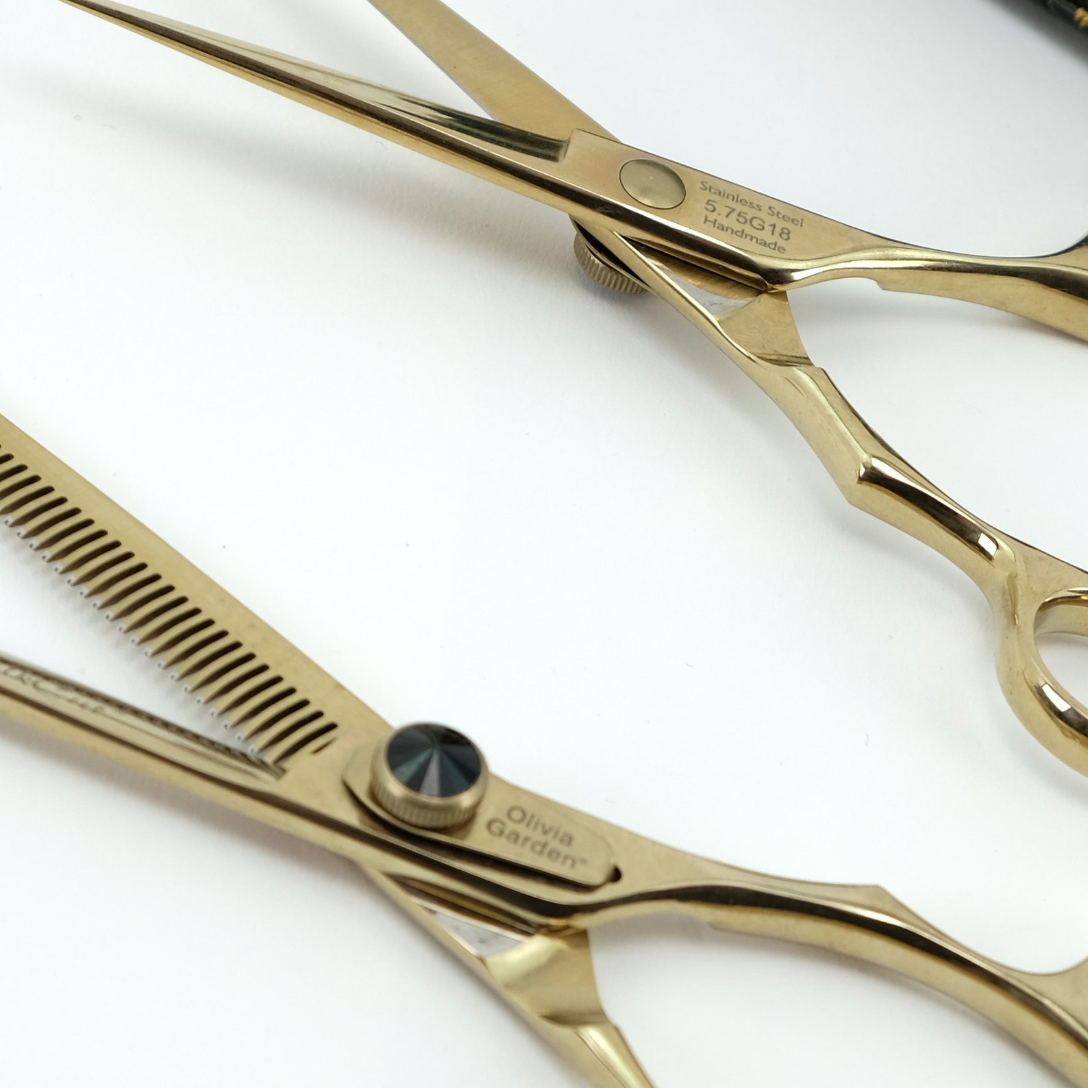 Olivia garden silk cut black/gold 2 hairdressers scissor set Etsy