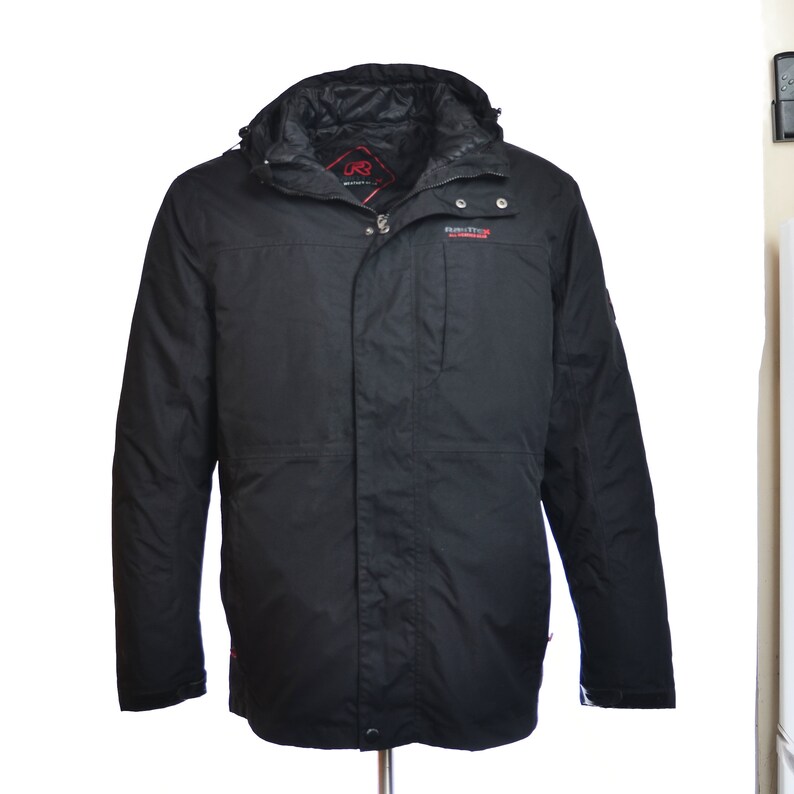 Raintex All Weather Gear Mens Jacket and Coatblackxxl Etsy
