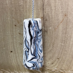 Handmade multicoloured light, blinds, fan pull handle, cord