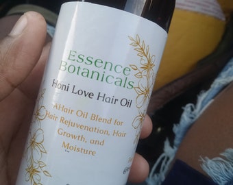 Honi Love Hair Rejuvenation Oil, Herbal Hair Oil, Hair Oil, Rosemary Oil, Black Castor Oil, Frankincense Hair Oil, Natural Hair Oil