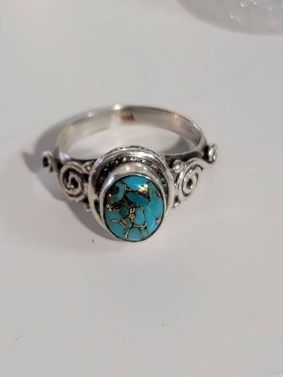 Sterling Silver & Turquoise Ring