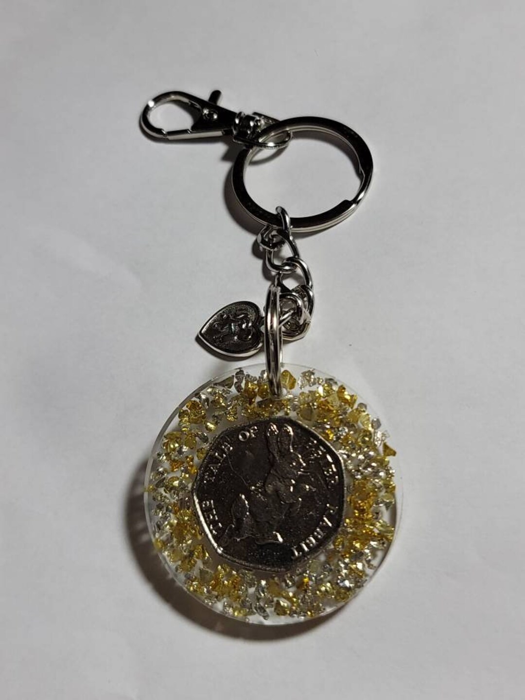 Peter Rabbit English Coin Keychain With Mini Flashlight. PRICE - Etsy