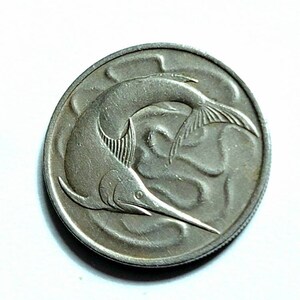 1969 Singapore 20 Cents Swordfish Coin. - Etsy