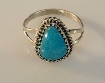 Sterling Turquoise Ring SALE 5 BUCKS off