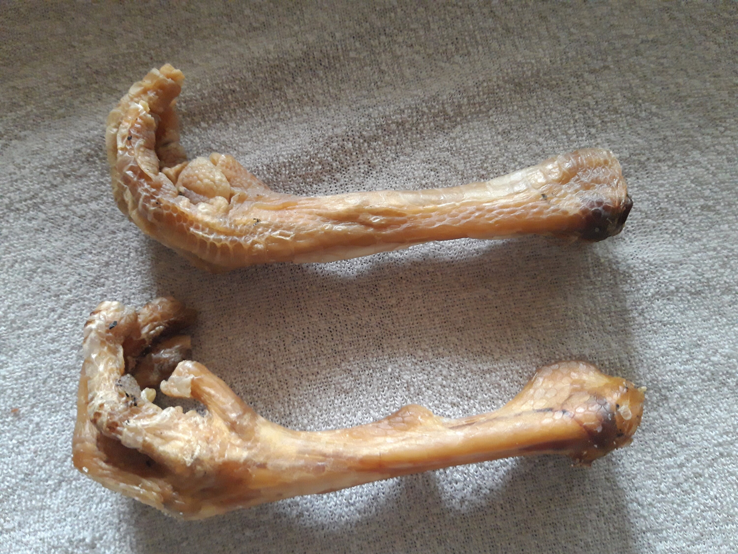 2 Naturel Rare Pieds de Poulet Magiques Spirituels Objets Décor Talisman Charme Lucky Chicken Foot D