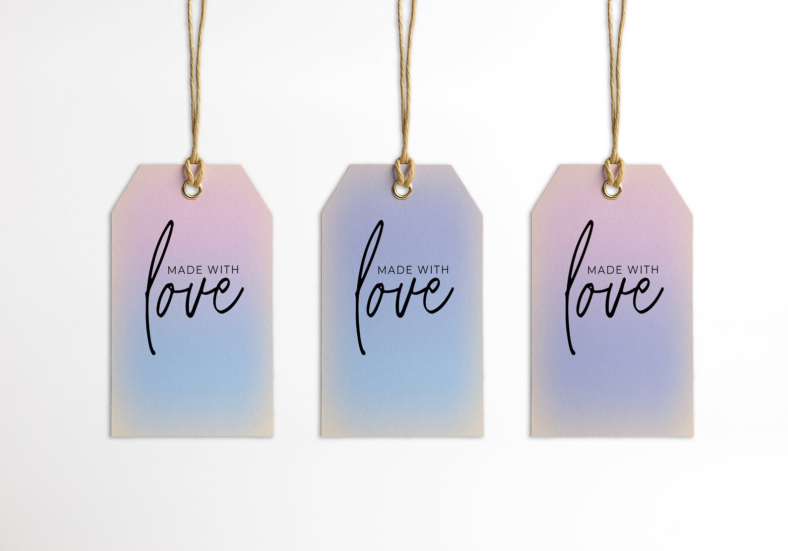 EDITABLE Canva Clothing Hang Tag Small Business Template Etsy