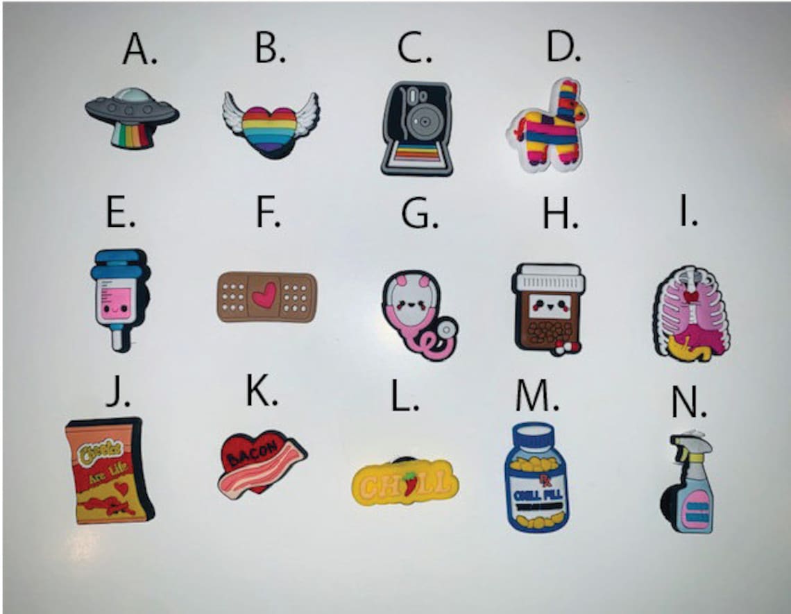 Charm jibbitz shoe charms unisex adults kids gifts Etsy