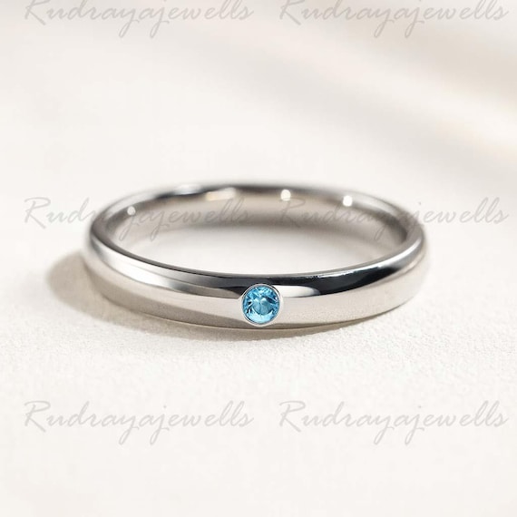 Anime, Ring 925 Sterling Silver Ring  Aquamarine / Garnet / Onyx / Amethyst Anime Rings Anime Jewelry Gift for him Gift for her Promise Ring