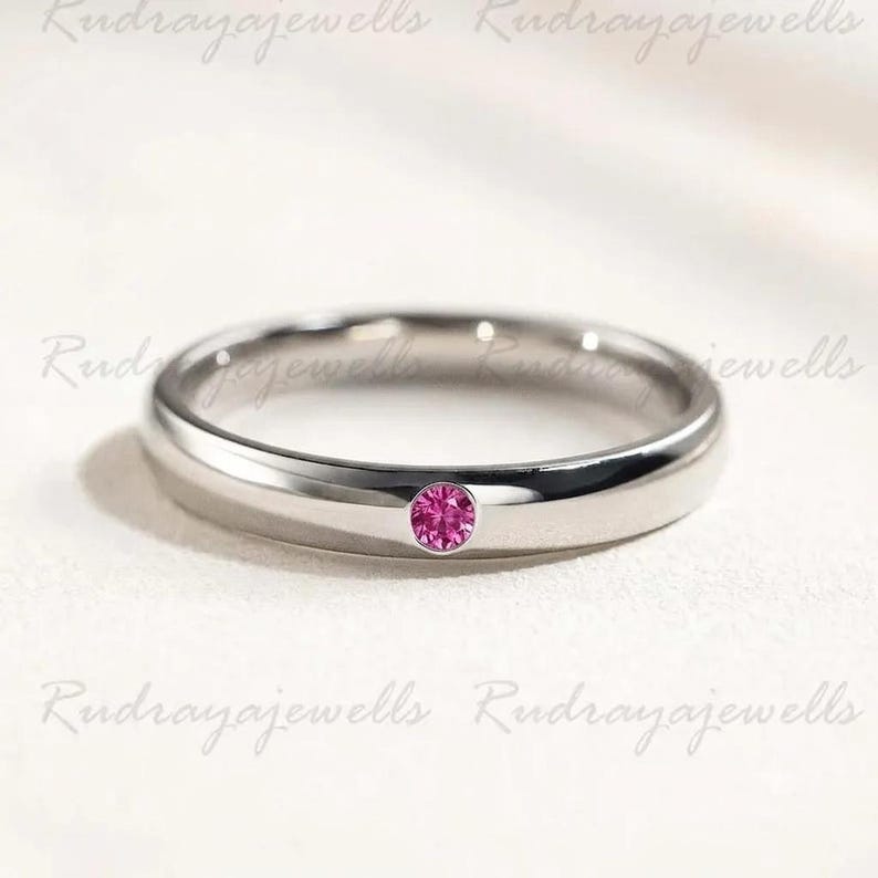 Anillo de anime, plata de ley 925, aguamarina/granate/ónix/amatista, anillos de anime, joyería de anime, regalo para él, regalo para ella, anillo de promesa imagen 3