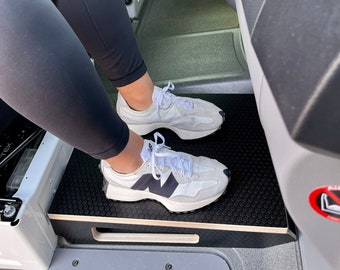 Mercedes-Benz Sprinter Black Hex Passenger Foot Platform Camper Van Stool