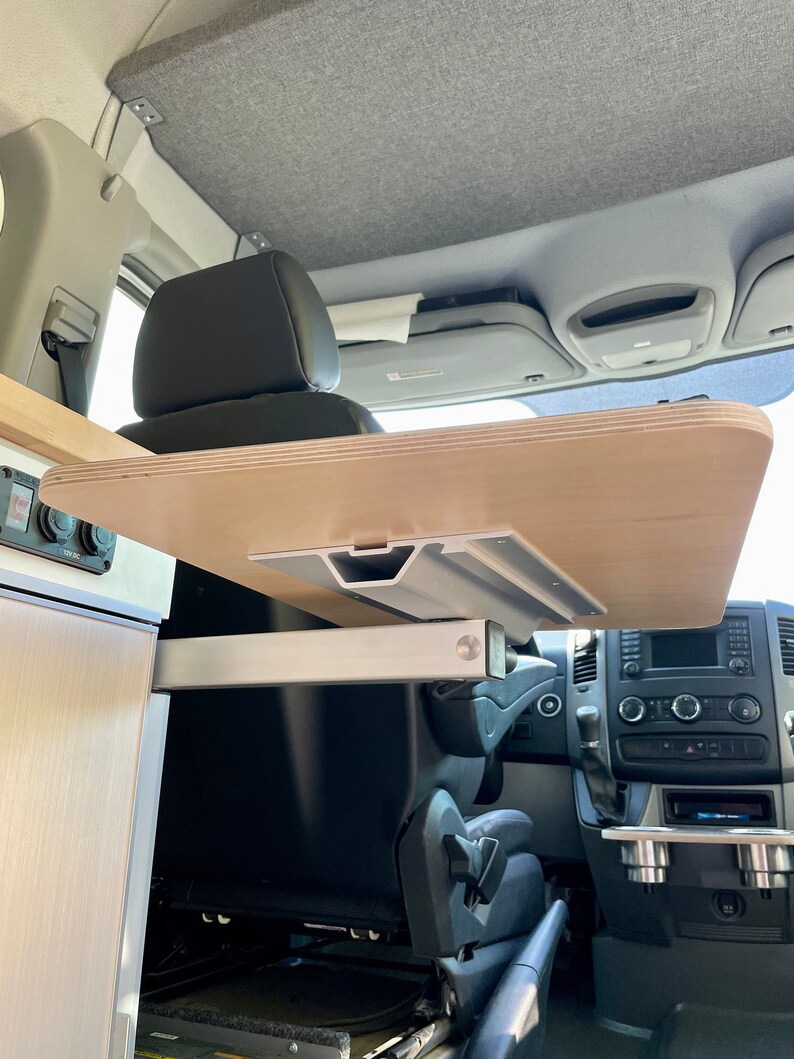 Lagun Table for Camper Vans With White Laminate Top Etsy