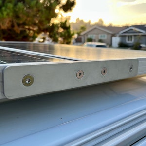 Aluminum Solar Panel Connector Bracket Set of Two