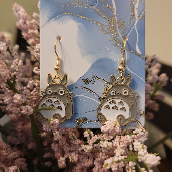 Totoro Earrings | Anime | Kawaii | Aesthetic