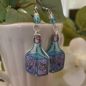 Fresh Boy Tears Earrings | Pastel Goth | Kawaii | Witchy