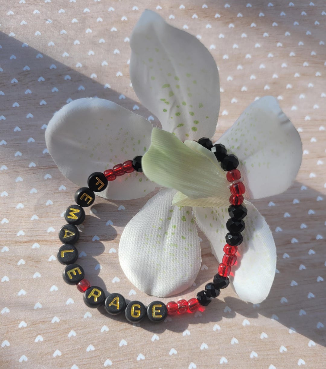 Female Rage Beaded Bracelet | Feminism | Politics | Injustice - Etsy