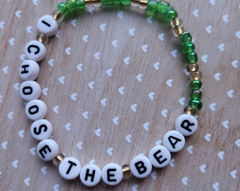 I Choose The Bear beaded bracelet | Women | Politics | Life