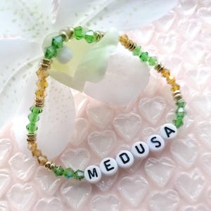 Medusa Beaded Bracelet | Deity | Mythology | Folklore