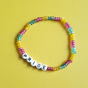 Pansexual Pride Bracelet | pansexual pride, lgbtq support, pride month, rainbow, lgbtq jewelery
