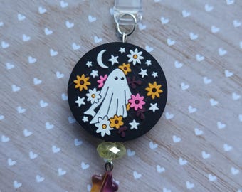 Ghostie USB-C-kontakt | Berlock för e-läsare | Höst | Halloween