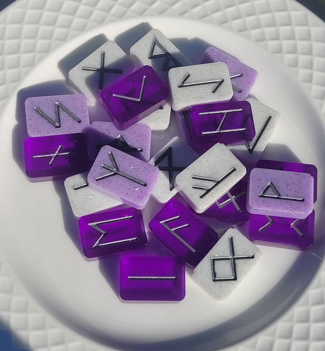 Air Rune Pin Air Element Resin Runes Set | Norse | Elemental | New Age | Divination ...