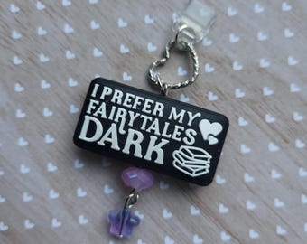 Prefer My Fairytales Dark USB-C Plug | E-Reader Charm | Bookish | Dark Romance